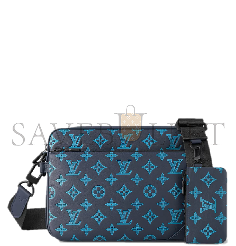 LOUIS VUITTON NAM TRIO MESSENGER BAG 'BLUE' M46604 (25*18.5*7cm) 